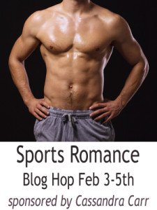 Sports romance blog hop button