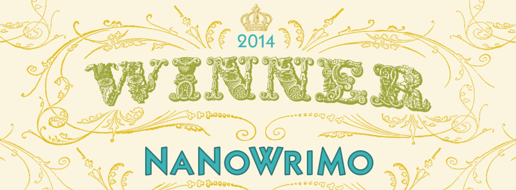 NaNo 2014 winner badge